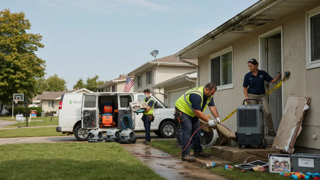 Water Damage Restoration in Wayne, IL near me